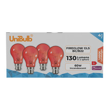 UniBulb GLS B22 Fireglow 60W