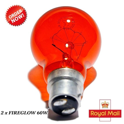 60w red fireglow - x, light