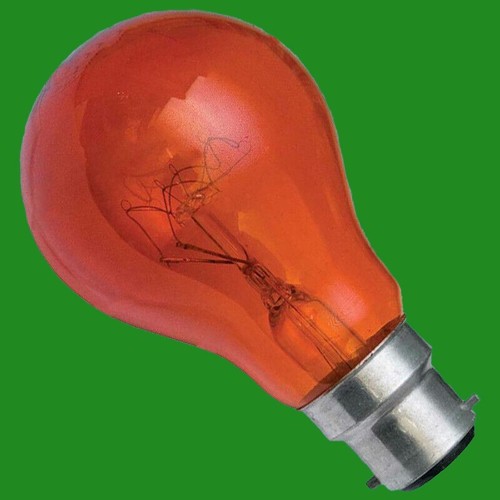 60w red fireglow gls light - 8x,