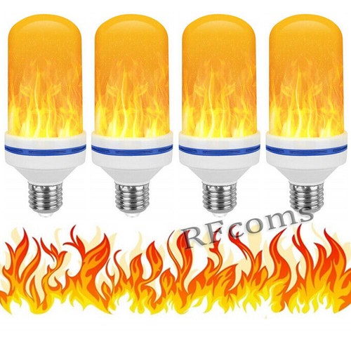 E27 led fires light - 4x, bulbs