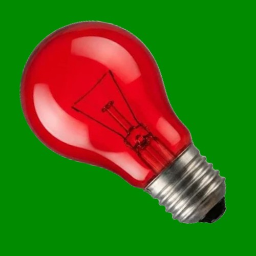 60w red fireglow - 60w, light