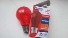 60W Red Fireglow Light Bulbs