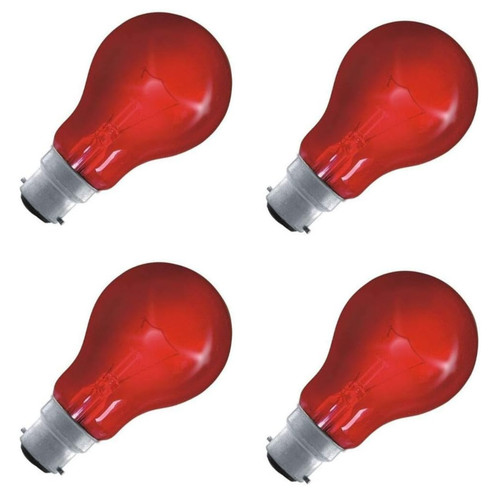 Fireglow light bulbs 60w - 60w, bc